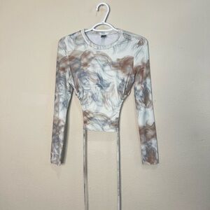 SHEIN Marble Print Tee